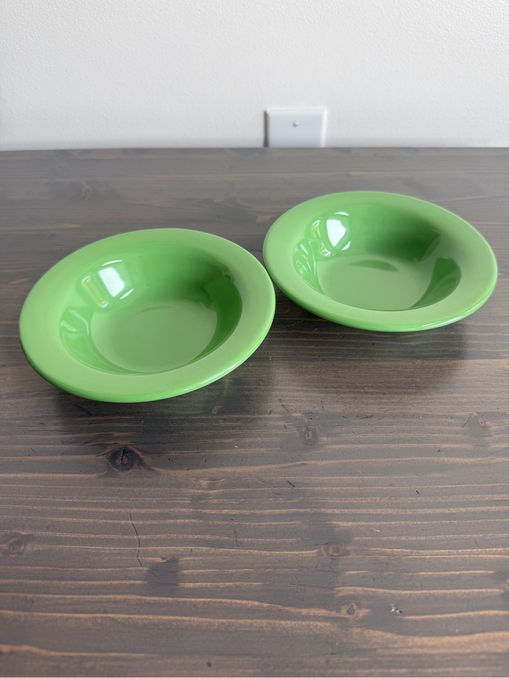 2 x Pottery Barn melamine cereal bowls
